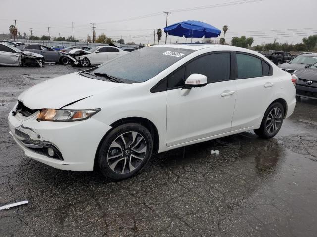 19XFB2F99DE272467 - 2013 HONDA CIVIC EXL WHITE photo 1