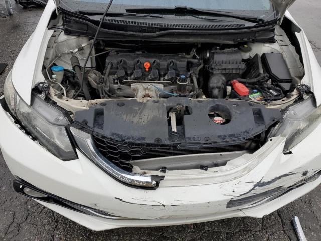 19XFB2F99DE272467 - 2013 HONDA CIVIC EXL თეთრი ფოტო 11