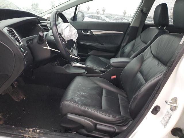 19XFB2F99DE272467 - 2013 HONDA CIVIC EXL თეთრი ფოტო 7