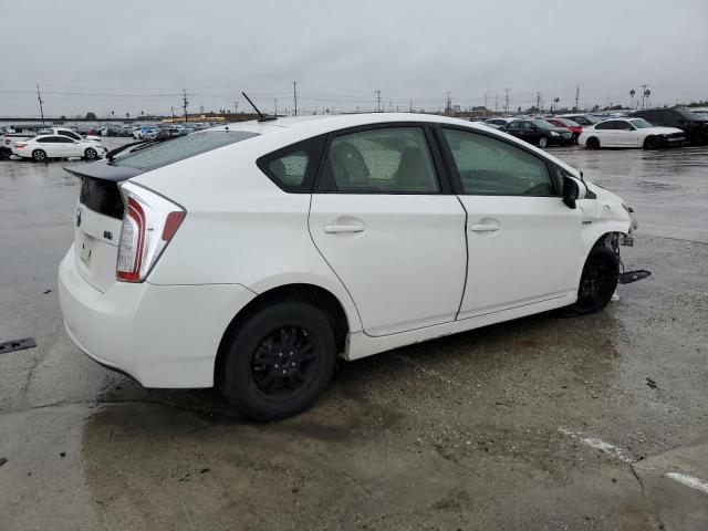 JTDKN3DU4D5568656 - 2013 TOYOTA PRIUS WHITE photo 3