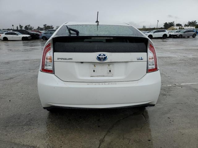 JTDKN3DU4D5568656 - 2013 TOYOTA PRIUS WHITE photo 6