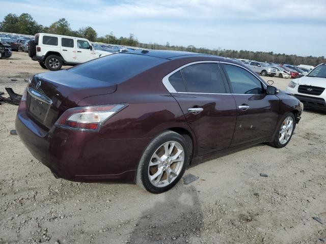 1N4AA5AP9EC471635 - 2014 NISSAN MAXIMA S MAROON photo 3