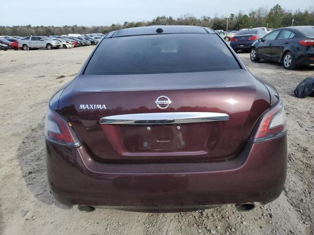 1N4AA5AP9EC471635 - 2014 NISSAN MAXIMA S MAROON photo 6