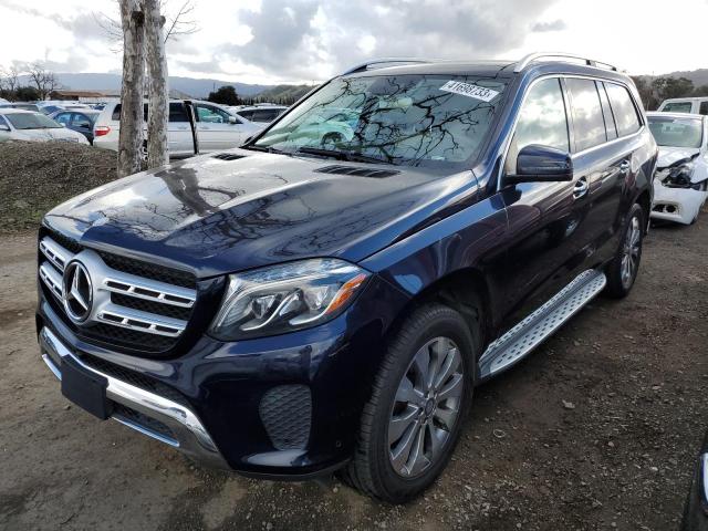 4JGDF6EE9HA787197 - 2017 MERCEDES-BENZ GLS 450 4MATIC BLUE photo 1