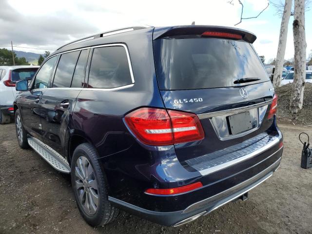 4JGDF6EE9HA787197 - 2017 MERCEDES-BENZ GLS 450 4MATIC BLUE photo 2