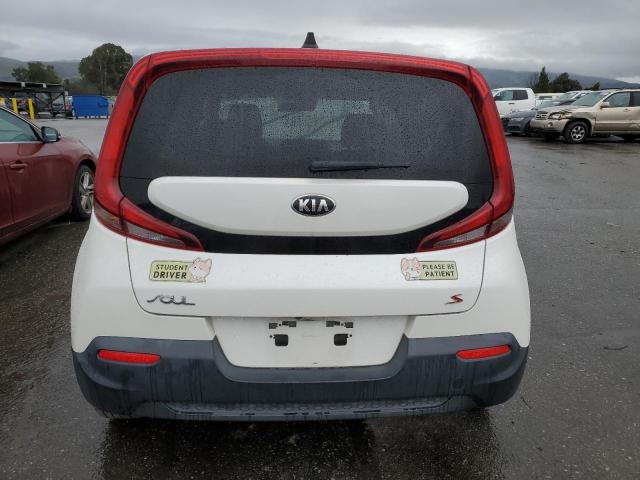 KNDJ23AU1M7746181 - 2021 KIA SOUL LX WHITE photo 6