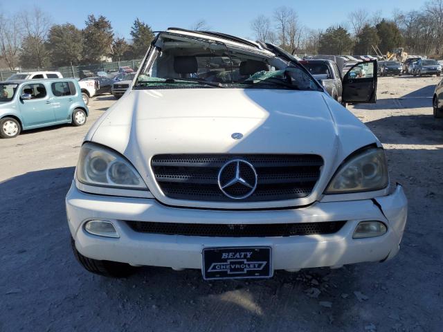 4JGAB54E62A367611 - 2002 MERCEDES-BENZ ML 320 WHITE photo 5