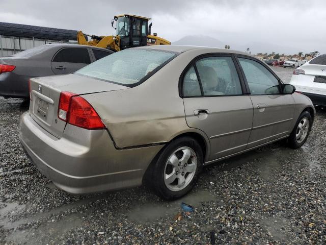 2HGES16594H528793 - 2004 HONDA CIVIC LX GOLD photo 3