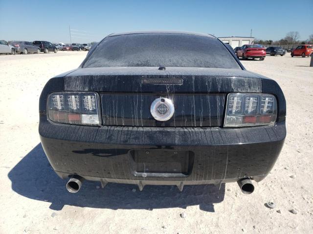 1ZVHT82H885182537 - 2008 FORD MUSTANG GT BLACK photo 6
