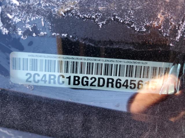 2C4RC1BG2DR645615 - 2013 CHRYSLER TOWN & COU TOURING შავი ფოტო 13