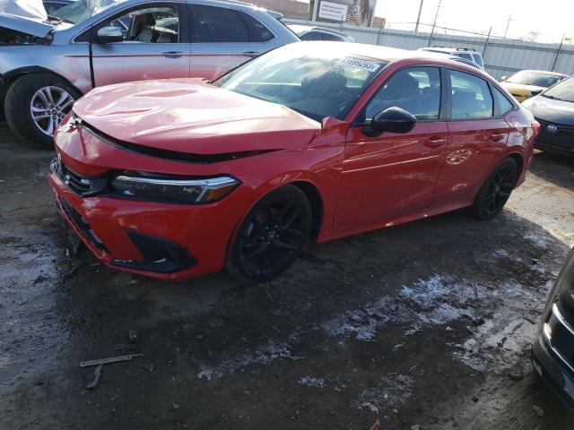 2HGFE2F51NH608477 - 2022 HONDA CIVIC SPORT 红色 照片 1