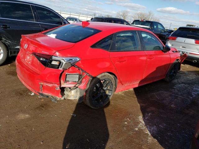 2HGFE2F51NH608477 - 2022 HONDA CIVIC SPORT 红色 照片 3