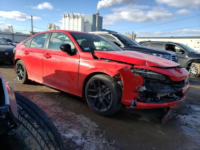 2HGFE2F51NH608477 - 2022 HONDA CIVIC SPORT 红色 照片 4