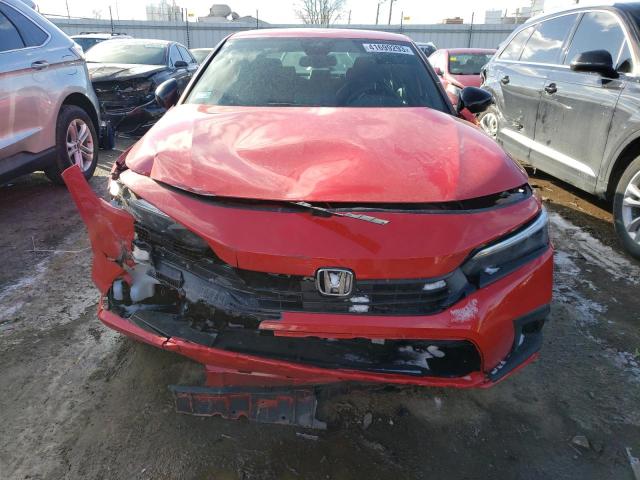 2HGFE2F51NH608477 - 2022 HONDA CIVIC SPORT 红色 照片 5