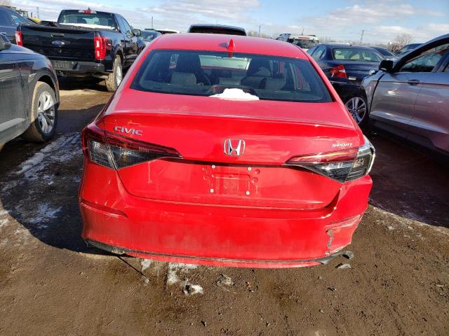 2HGFE2F51NH608477 - 2022 HONDA CIVIC SPORT 红色 照片 6
