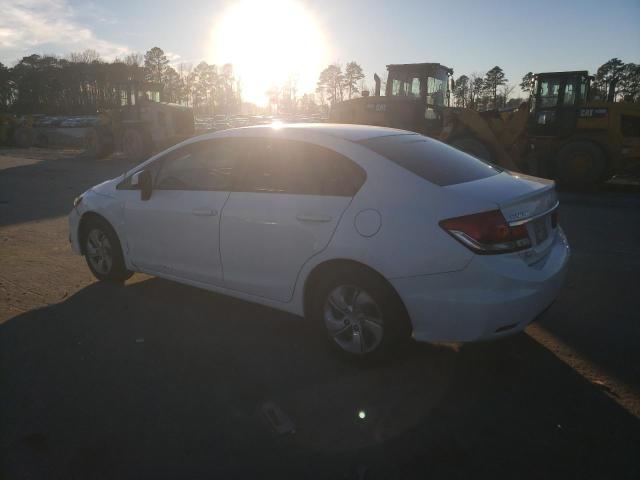 2HGFB2F5XDH598068 - 2013 HONDA CIVIC LX WHITE photo 2