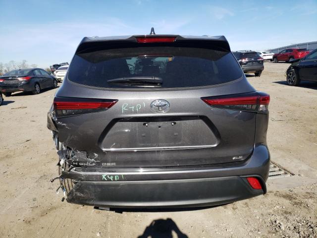 5TDKDRAH6PS004678 - 2023 TOYOTA HIGHLANDER L BLACK photo 6