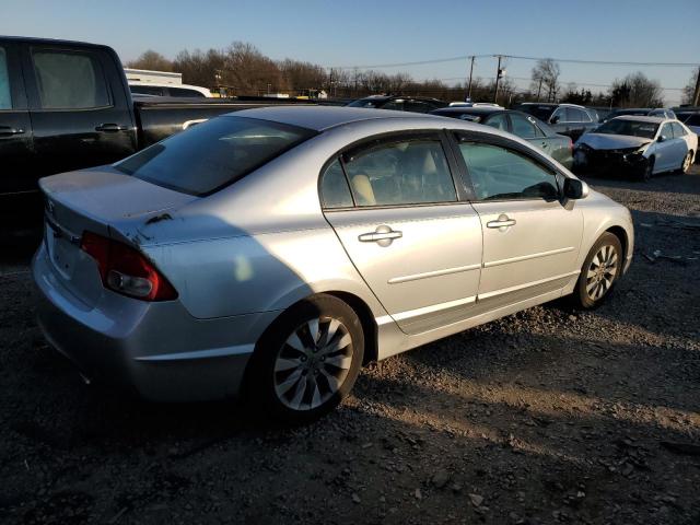 2HGFA16949H516049 - 2009 HONDA CIVIC EXL ვერცხლისფერი ფოტო 3