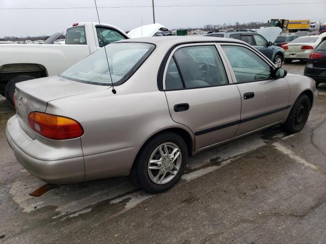 1Y1SK52891Z424000 - 2001 CHEVROLET GEO PRIZM BASE BEIGE photo 3