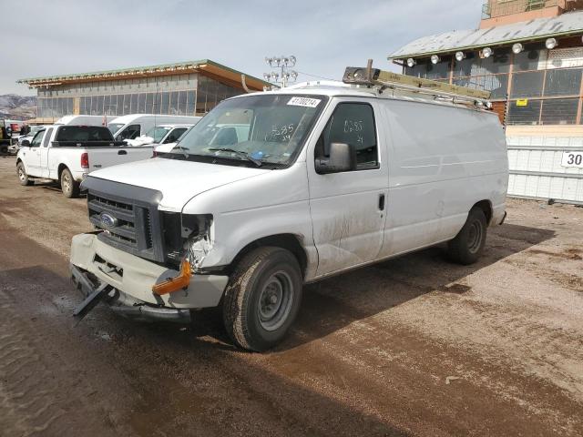 1FTNE1EL7ADA47049 - 2010 FORD ECONOLINE E150 VAN WHITE photo 1