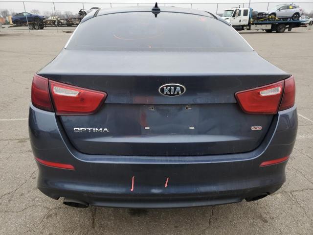 5XXGM4A75FG461580 - 2015 KIA OPTIMA LX BLUE photo 6