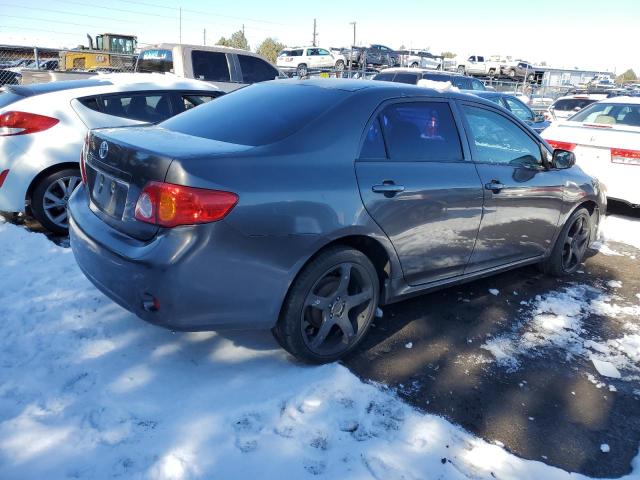 JTDBL40E79J044393 - 2009 TOYOTA COROLLA BASE GRAY photo 3