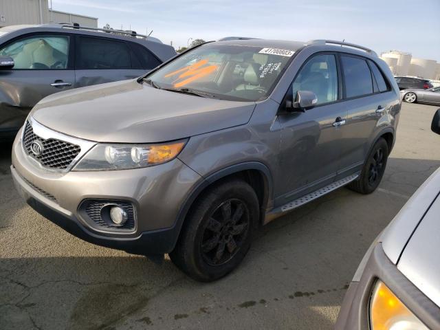 5XYKT3A6XCG309249 - 2012 KIA SORENTO BASE GRAY photo 1