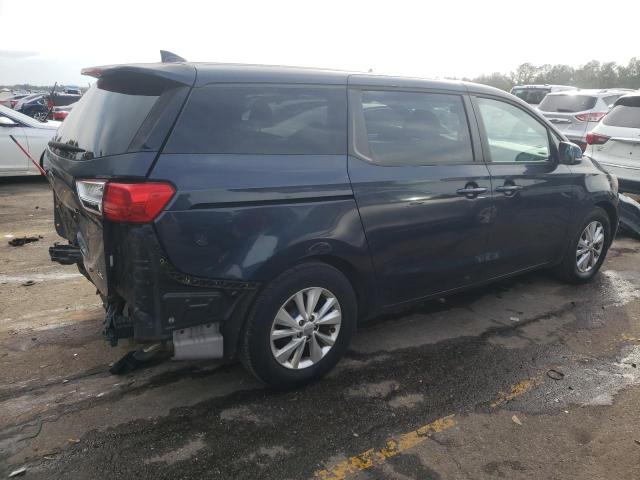 KNDMB5C18H6230004 - 2017 KIA SEDONA LX BLUE photo 3