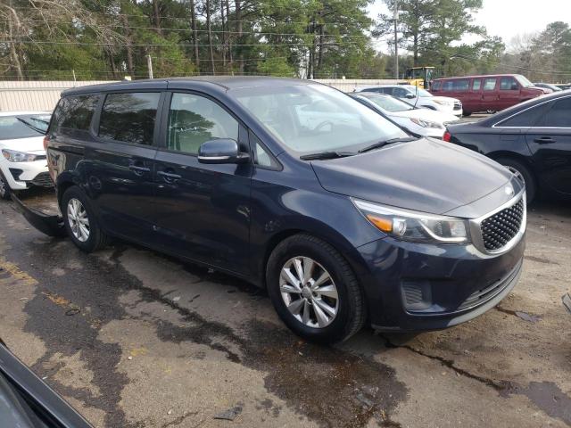 KNDMB5C18H6230004 - 2017 KIA SEDONA LX BLUE photo 4