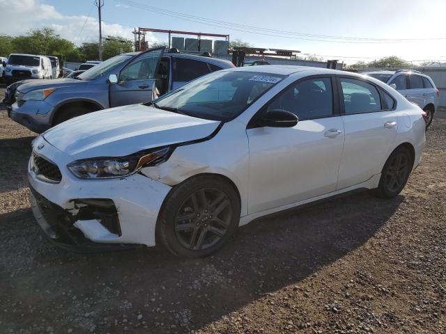 3KPF34AD5ME383764 - 2021 KIA FORTE GT LINE WHITE photo 1