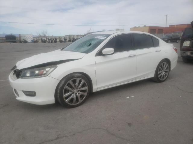 1HGCR2F5XEA067175 - 2014 HONDA ACCORD SPORT WHITE photo 1