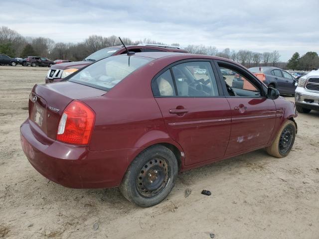 KMHCN4AC6BU540751 - 2011 HYUNDAI ACCENT GLS MAROON photo 3