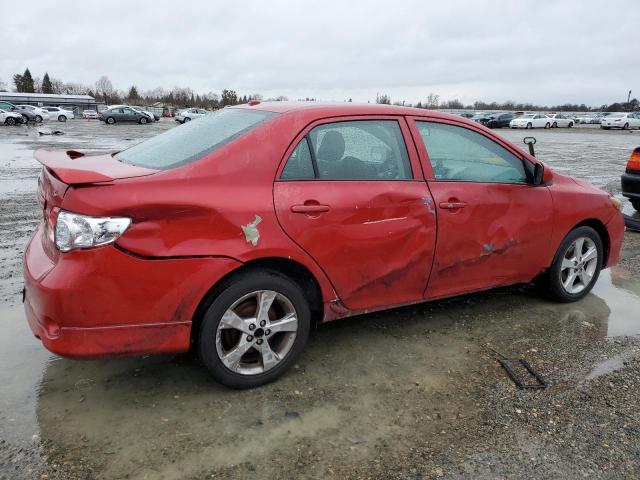 1NXBU4EE9AZ364769 - 2010 TOYOTA COROLLA BASE RED photo 3