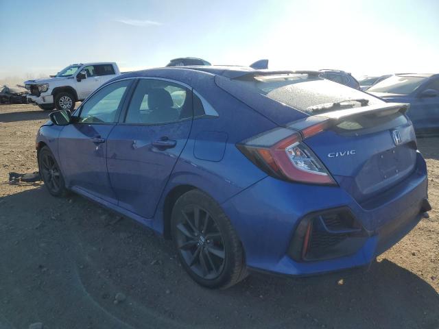 SHHFK7H82LU218999 - 2020 HONDA CIVIC EXL ლურჯი ფოტო 2