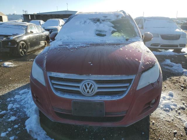 WVGBV7AX1BW001779 - 2011 VOLKSWAGEN TIGUAN S BURGUNDY photo 5