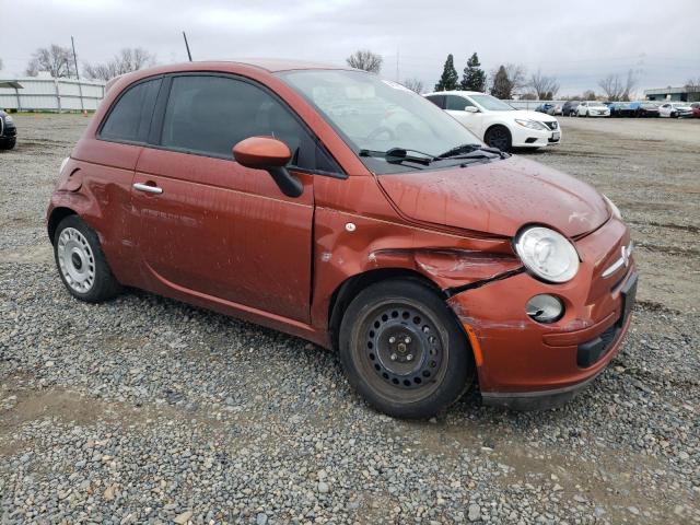 3C3CFFAR0DT561341 - 2013 FIAT 500 POP ORANGE photo 4