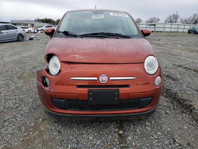 3C3CFFAR0DT561341 - 2013 FIAT 500 POP ORANGE photo 5