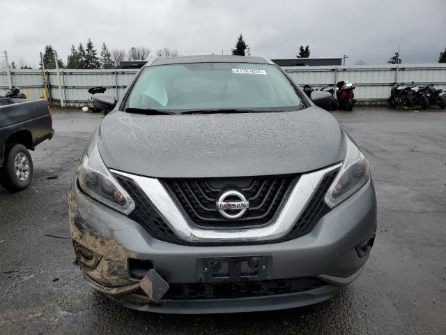 5N1AZ2MH0JN203590 - 2018 NISSAN MURANO S GRAY photo 5