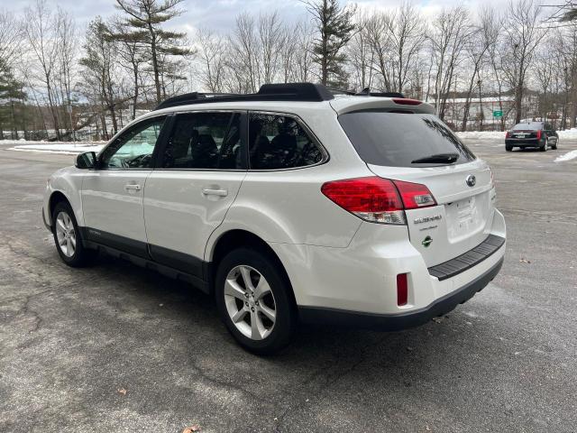 4S4BRBKC1D3313334 - 2013 SUBARU OUTBACK 2.5I LIMITED WHITE photo 3