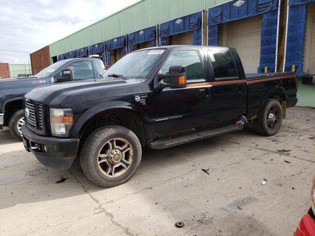 1FTSW21R28ED84720 - 2008 FORD F250 SUPER DUTY BLACK photo 1