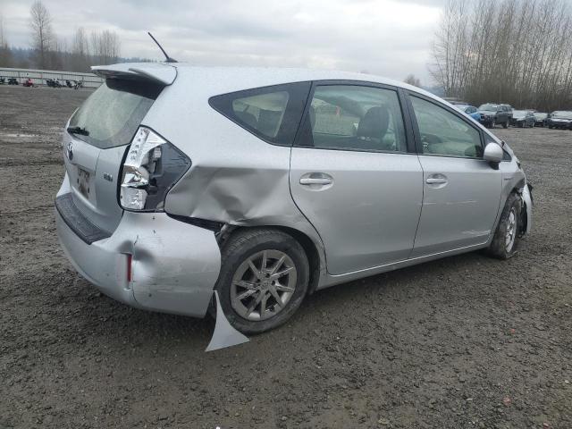 JTDZN3EU0HJ072389 - 2017 TOYOTA PRIUS V SILVER photo 3