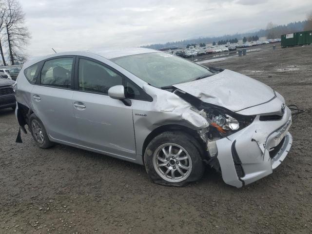 JTDZN3EU0HJ072389 - 2017 TOYOTA PRIUS V SILVER photo 4