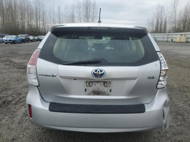 JTDZN3EU0HJ072389 - 2017 TOYOTA PRIUS V SILVER photo 6