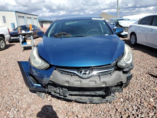 KMHDH4AE7GU643066 - 2016 HYUNDAI ELANTRA SE BLUE photo 5