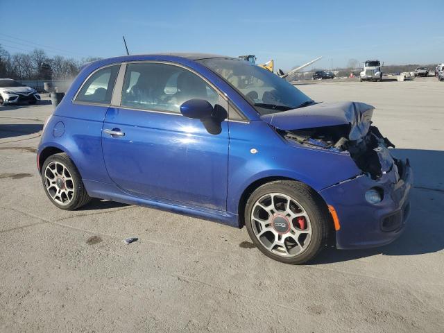 3C3CFFBR9DT515036 - 2013 FIAT 500 SPORT BLUE photo 4