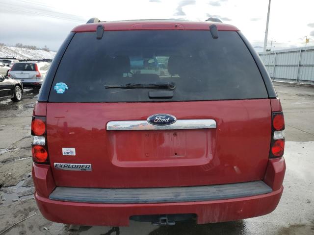 1FMEU73E39UA41363 - 2009 FORD EXPLORER XLT RED photo 6