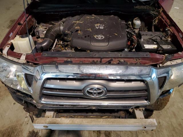 5TEJU62N27Z458315 - 2007 TOYOTA TACOMA DOUBLE CAB PRERUNNER MAROON photo 11