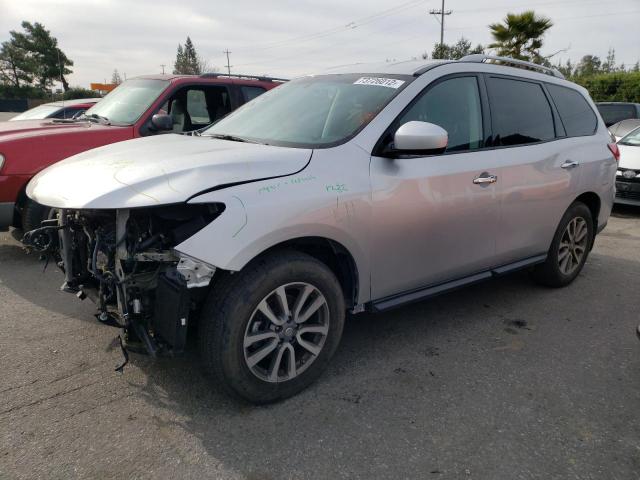 5N1AR2MN2FC706966 - 2015 NISSAN PATHFINDER S 银色 照片 1