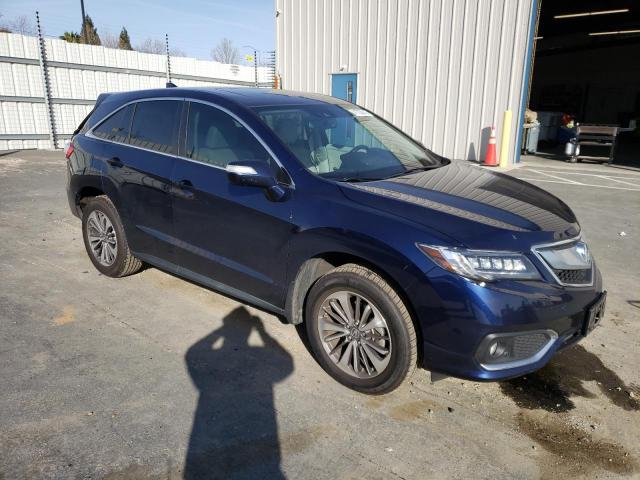 5J8TB4H76HL006493 - 2017 ACURA RDX ADVANCE BLUE photo 4