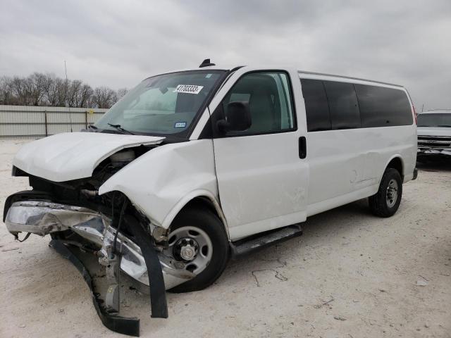 1GAZGPFG6K1319814 - 2019 CHEVROLET EXPRESS G3 LT WHITE photo 1